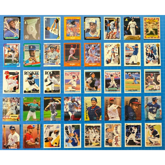 Misc Lot of 40 Baseball Cards - Topps, Score, Fleer, Rookie - Many Gradable - Picture 1 of 3
